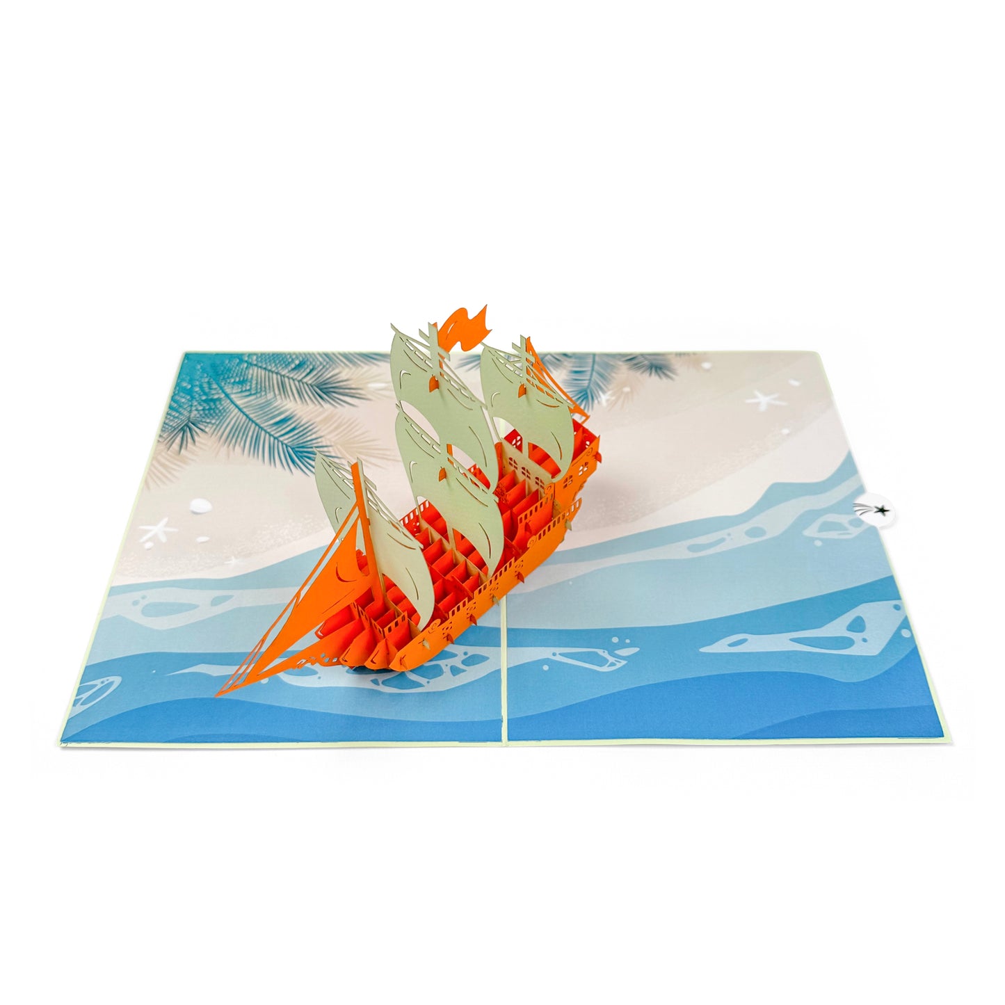 3D Happy Birthday Sailing Ship