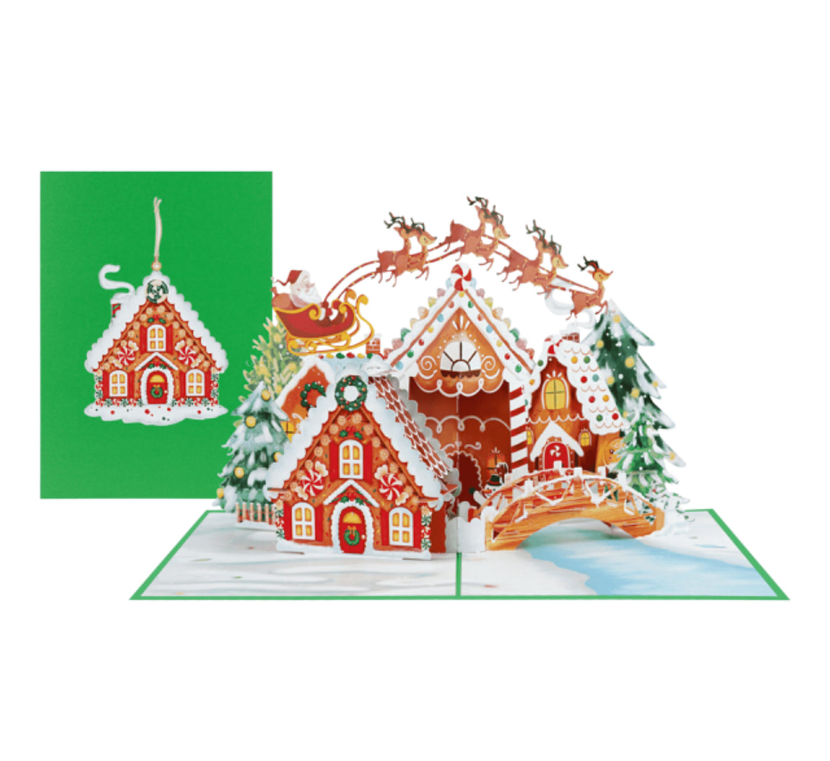 Gingerbread Village & Santa’s Sleigh