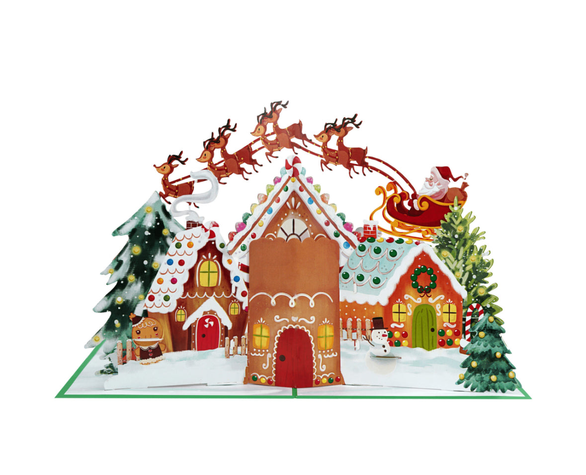 Gingerbread Village & Santa’s Sleigh