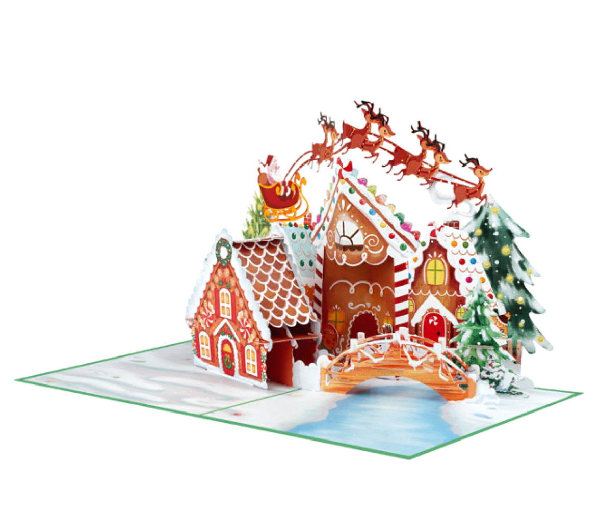 Gingerbread Village & Santa’s Sleigh