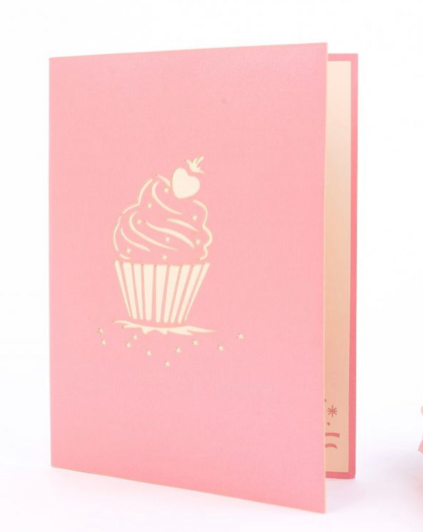 Happy Birthday Cupcake 3D Popup Card