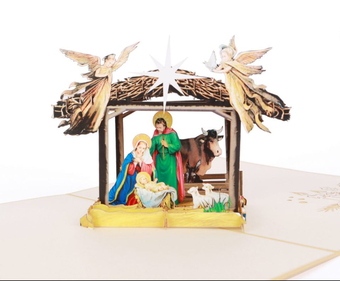 “Away in a Manger”Traditional Nativity Scene