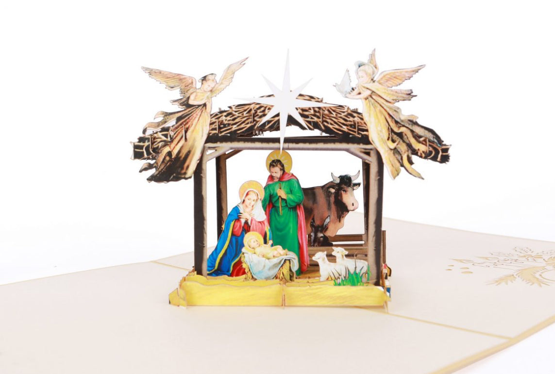 “Away in a Manger”Traditional Nativity Scene