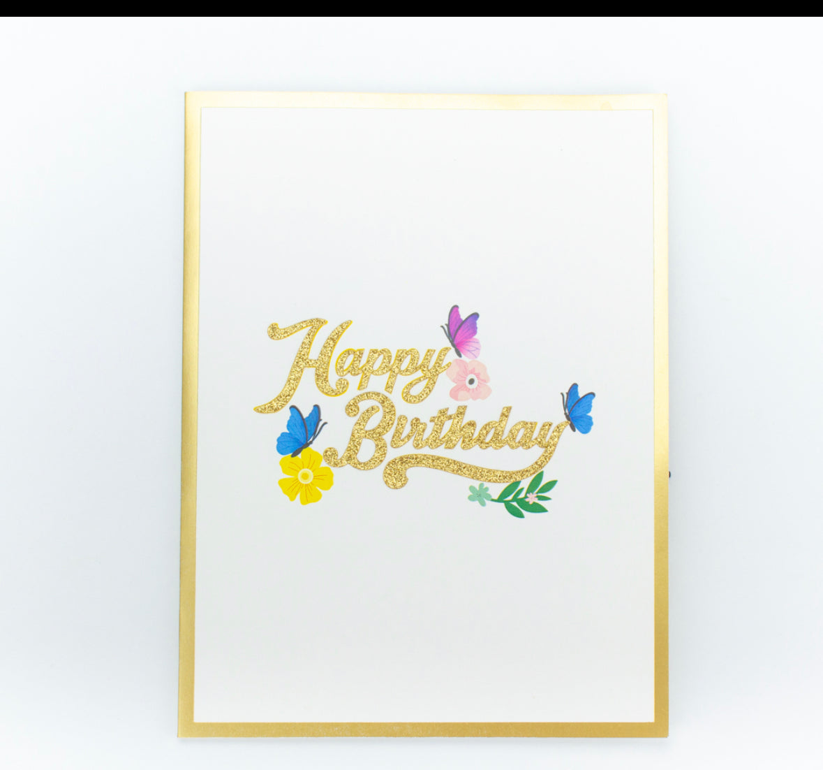 Beautiful Floral Happy Birthday Card