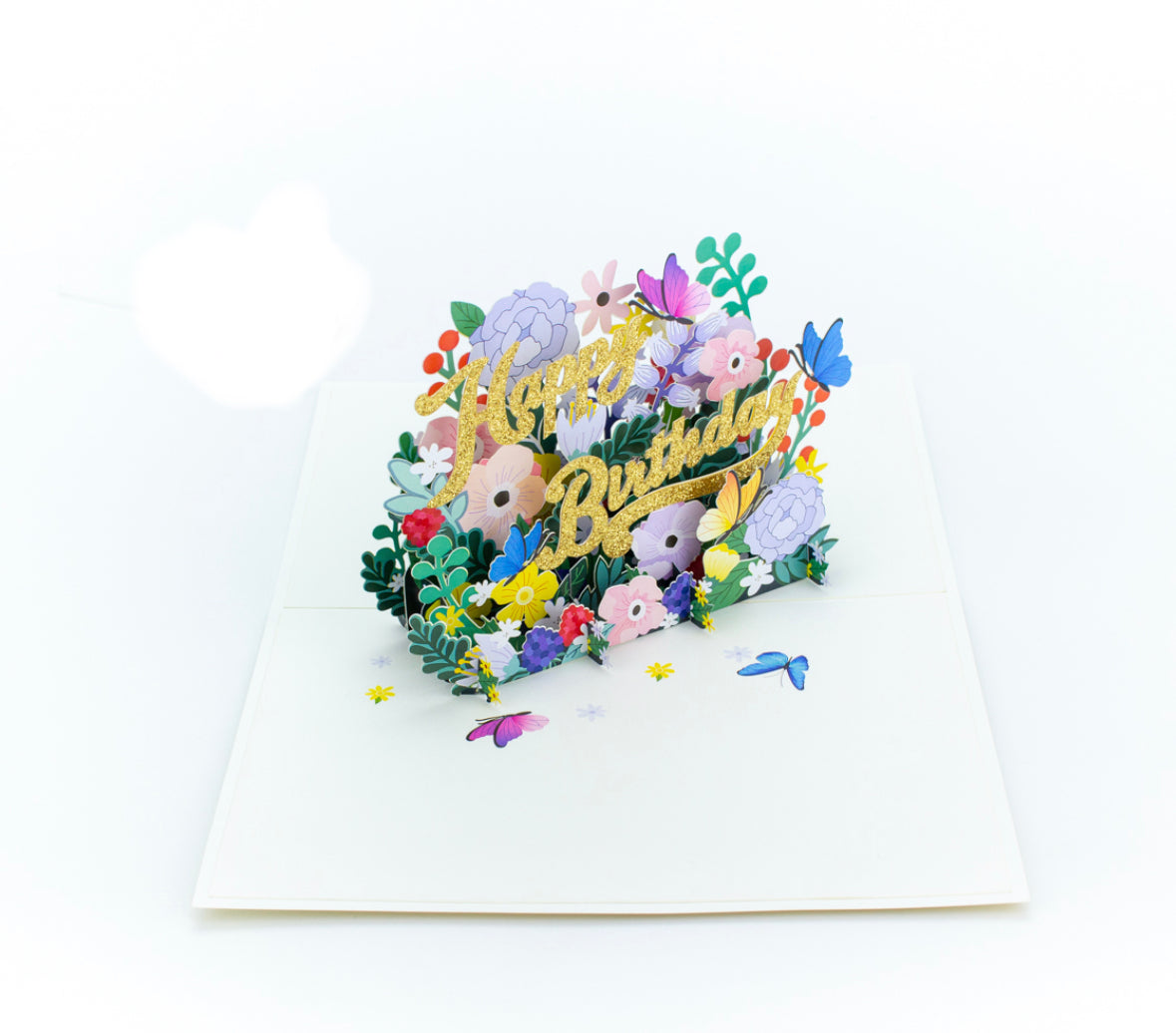 Beautiful Floral Happy Birthday Card