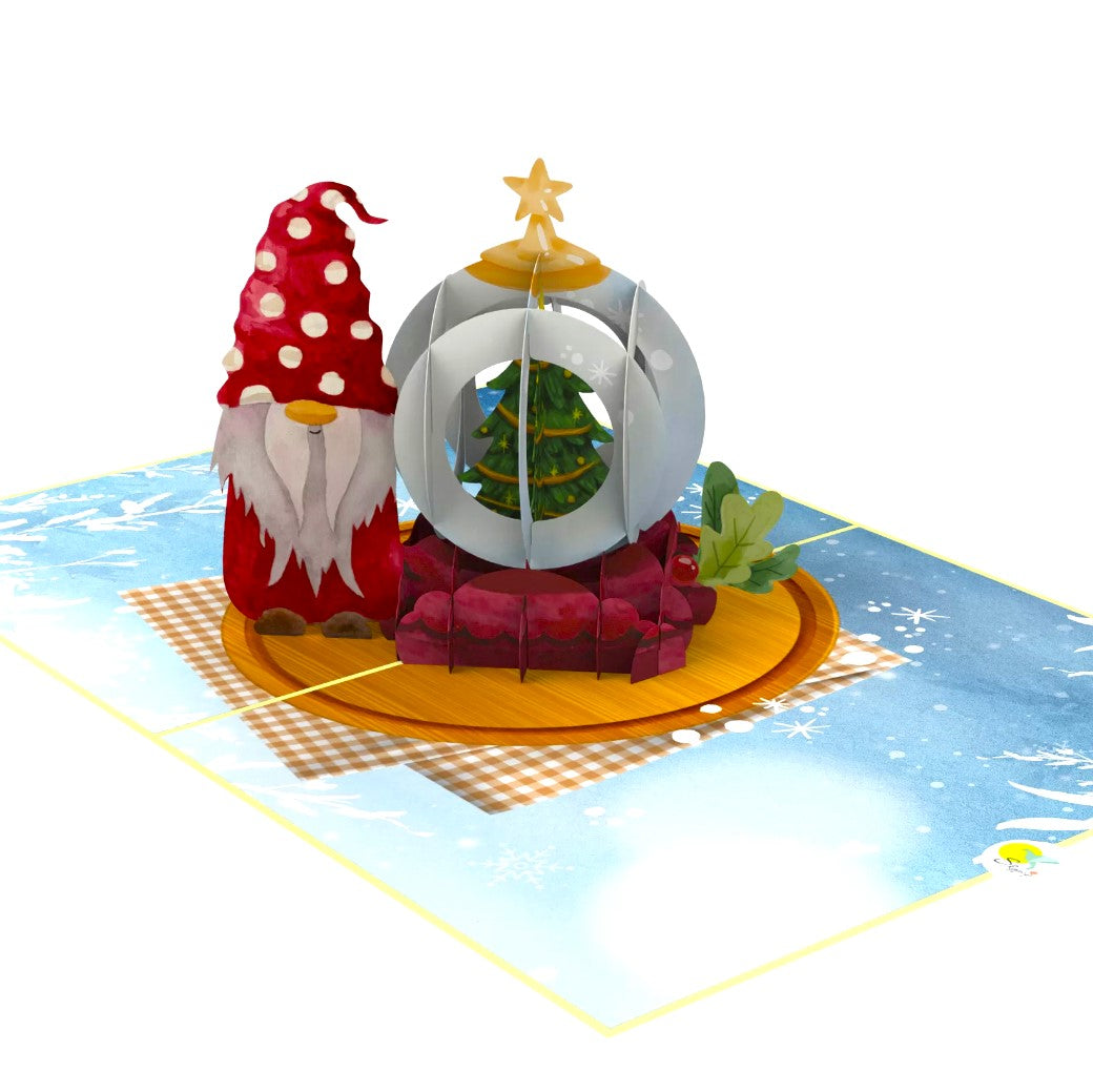 Christmas Gnome and Snowglobe