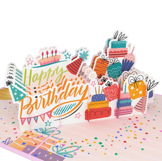 3D Happy Birthday Card 2