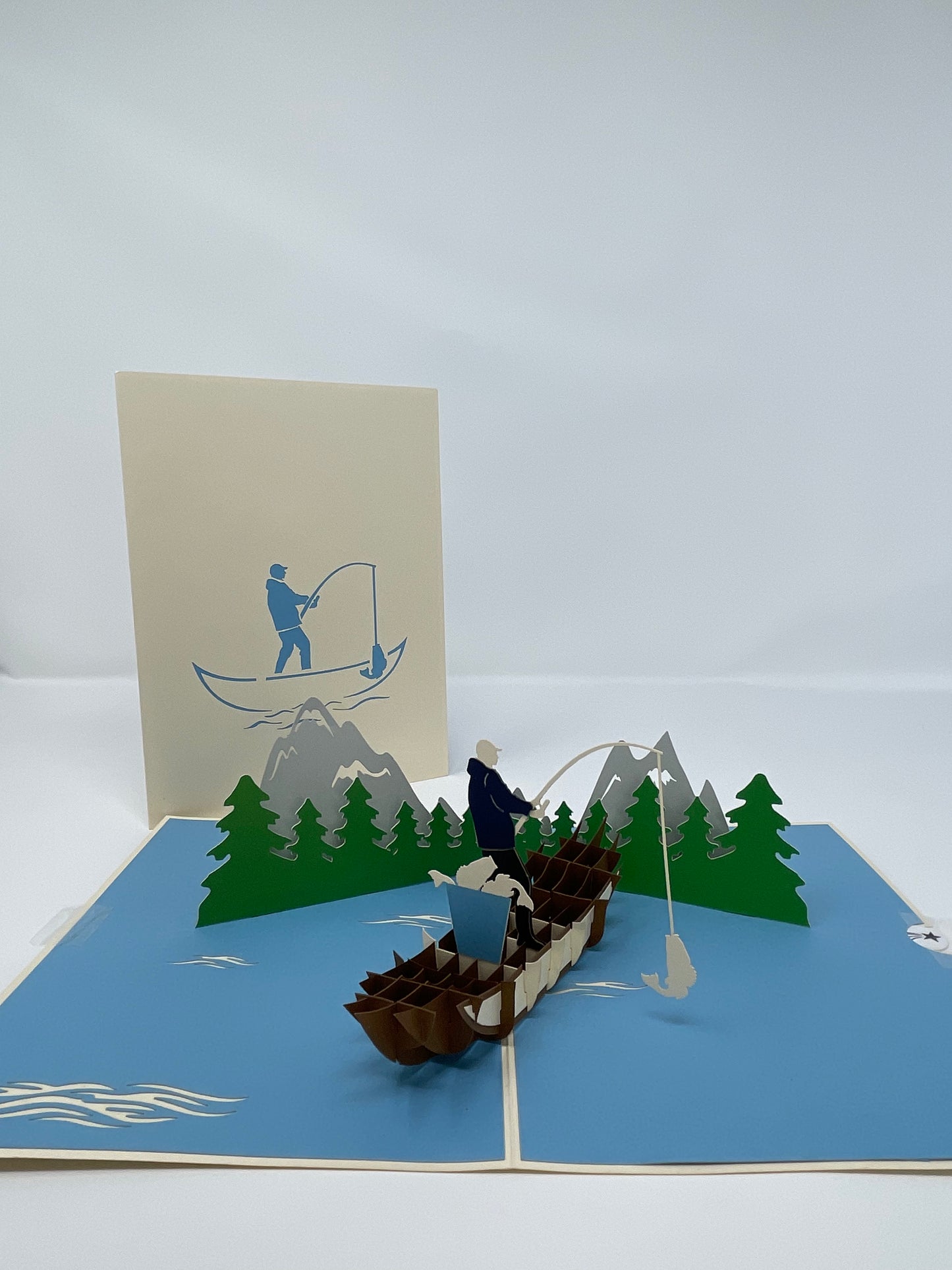 Fishing Day 3D PopUp Card