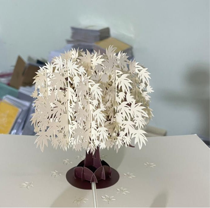 Snowy White Blossoms Tree