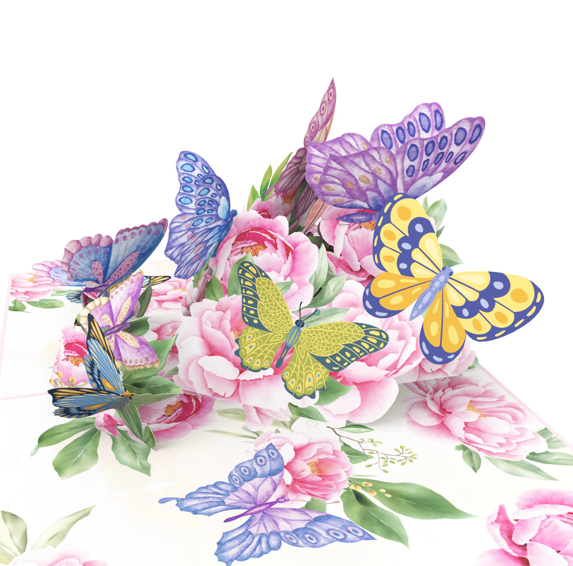 Butterfly Garden 3D Popup Card