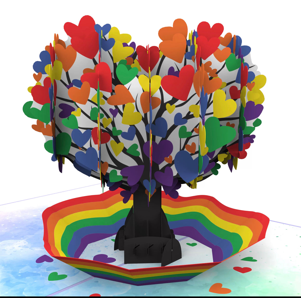 Rainbow Heart Tree