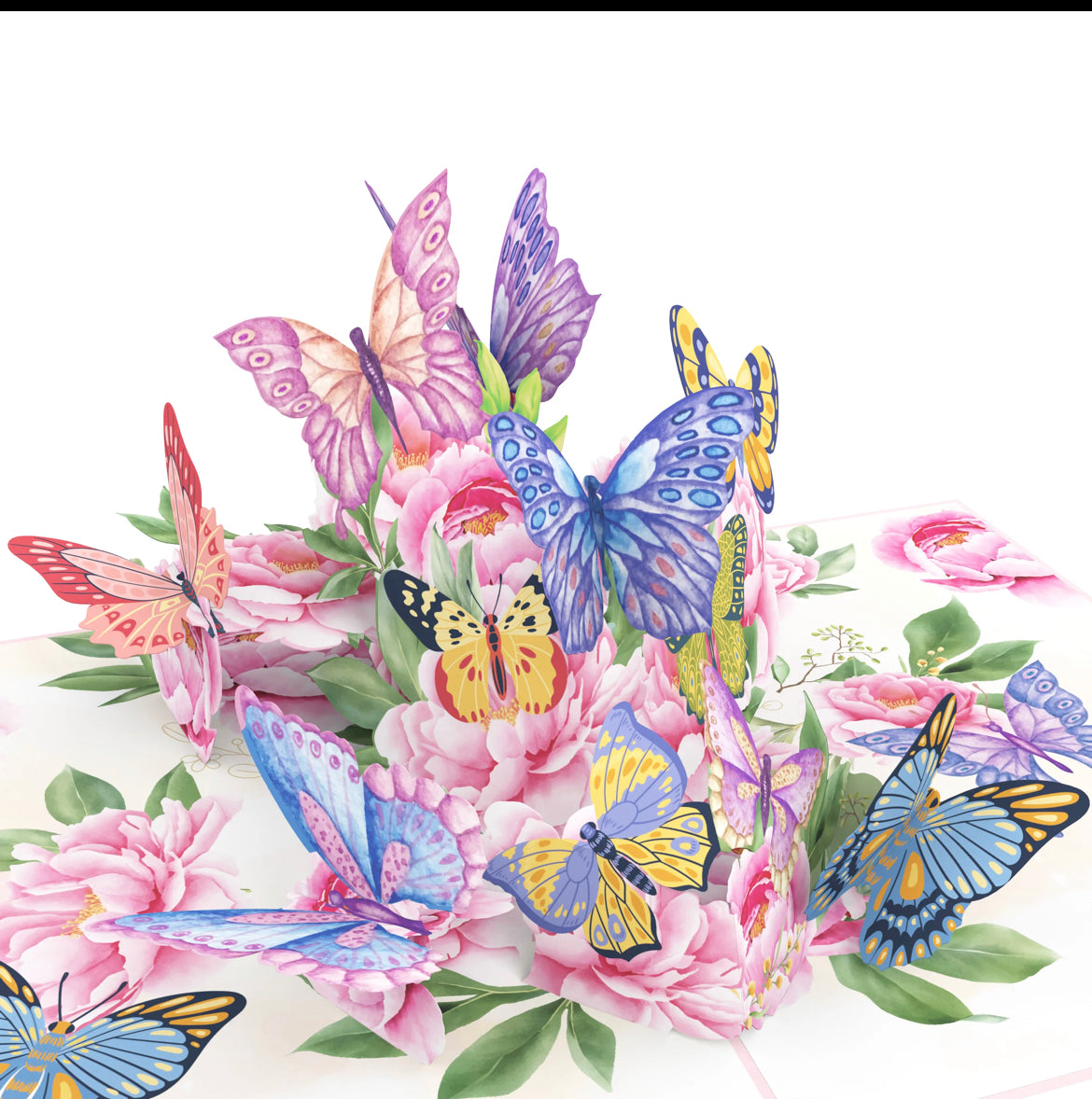 Butterfly Garden 3D Popup Card