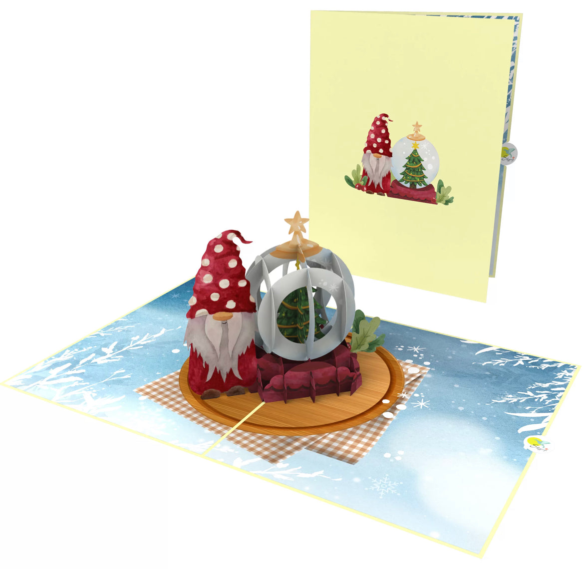 Christmas Gnome and Snowglobe