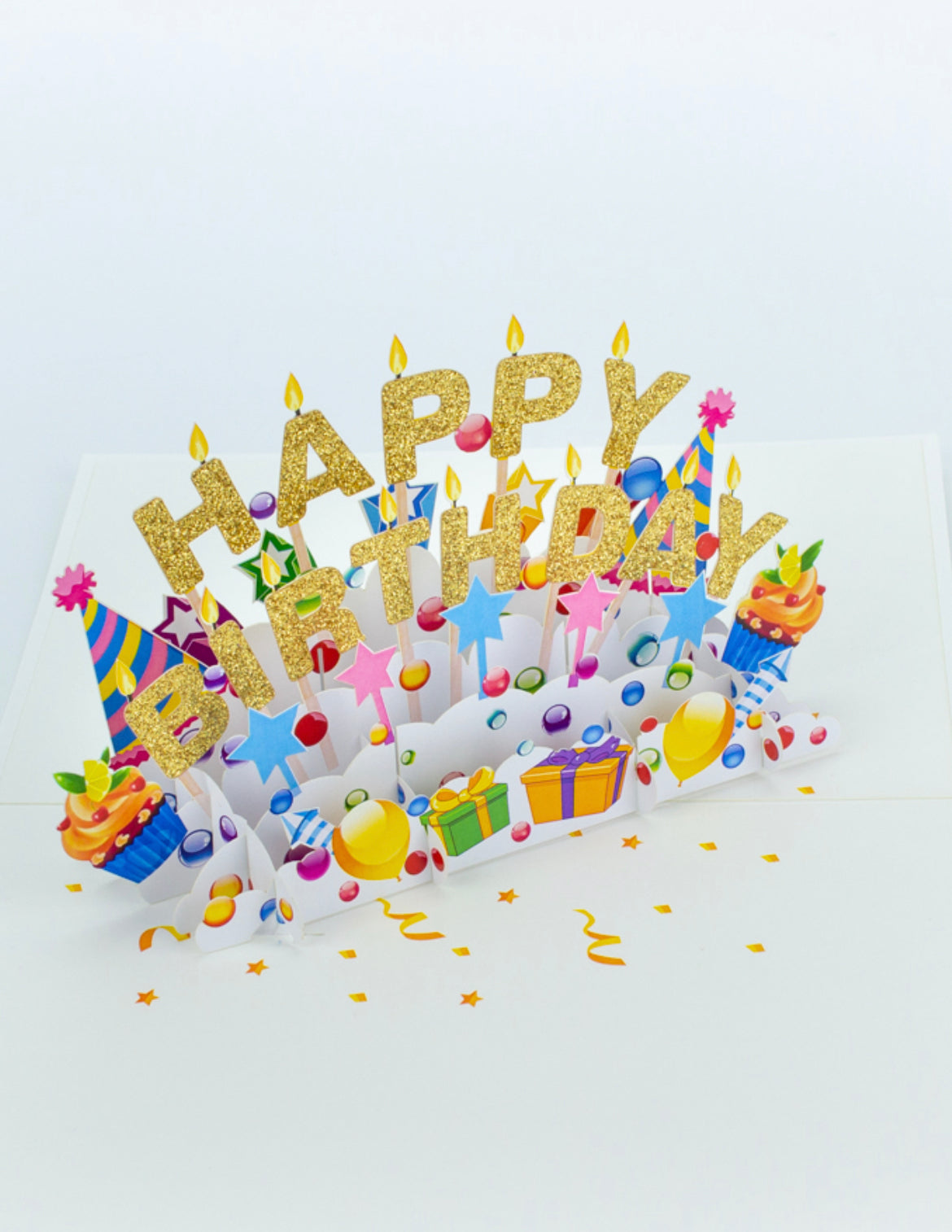 Happy Birthday  Candles 3D PopUp Card