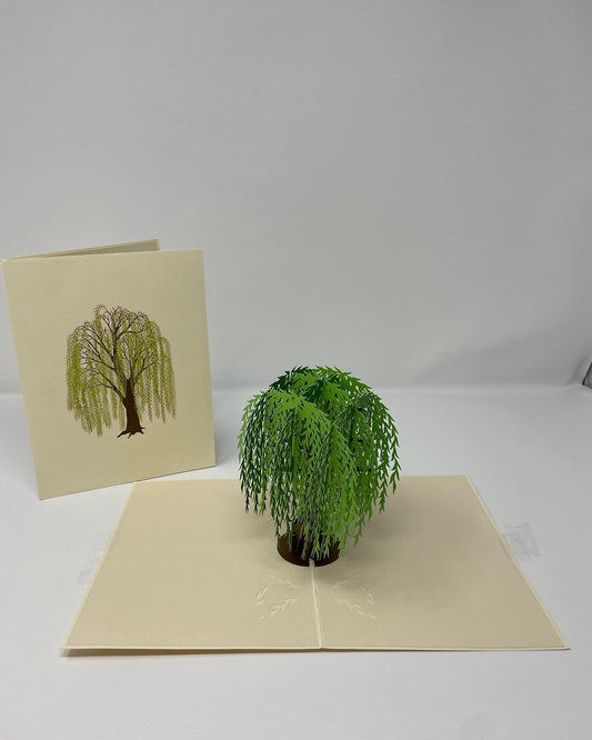 Lovely 3D Willow Tree PopUp Card