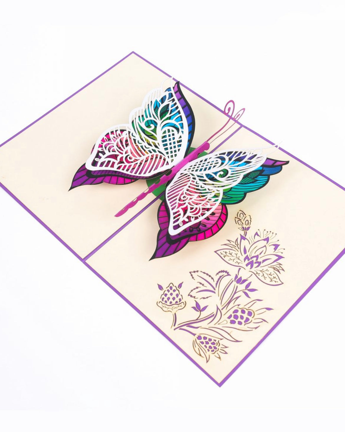 Colorful Butterfly PopUp Card