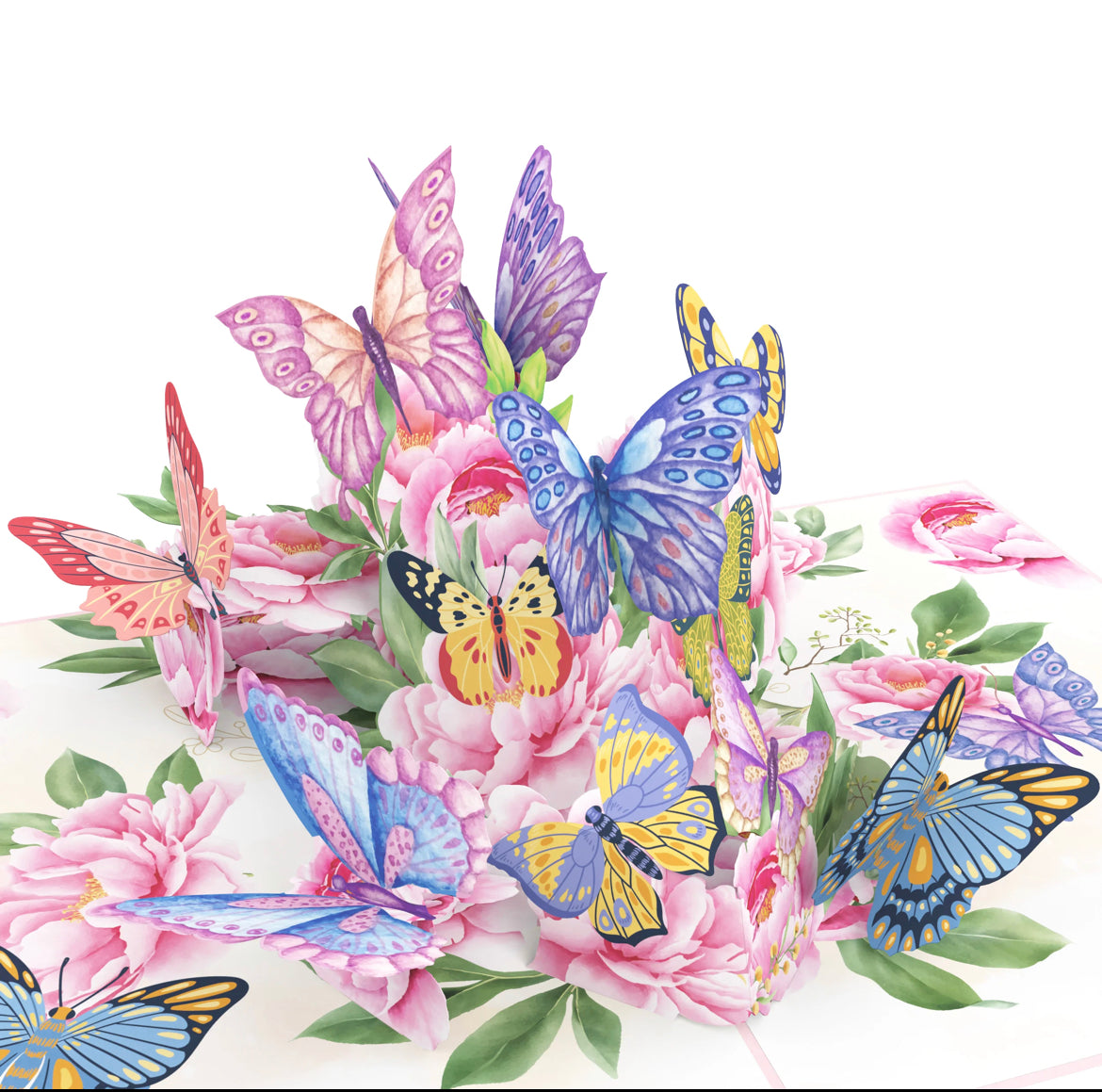 Butterfly Garden 3D Popup Card