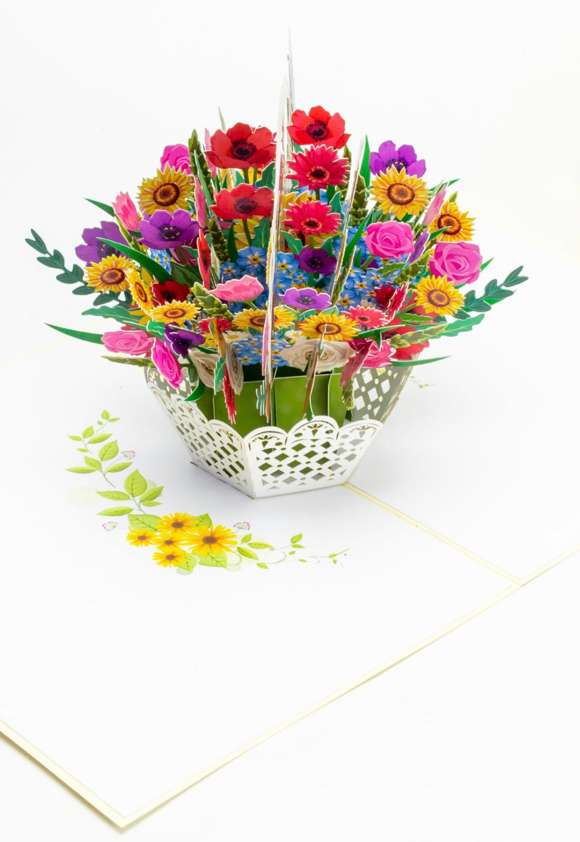 Beautiful Summer Flower Basket