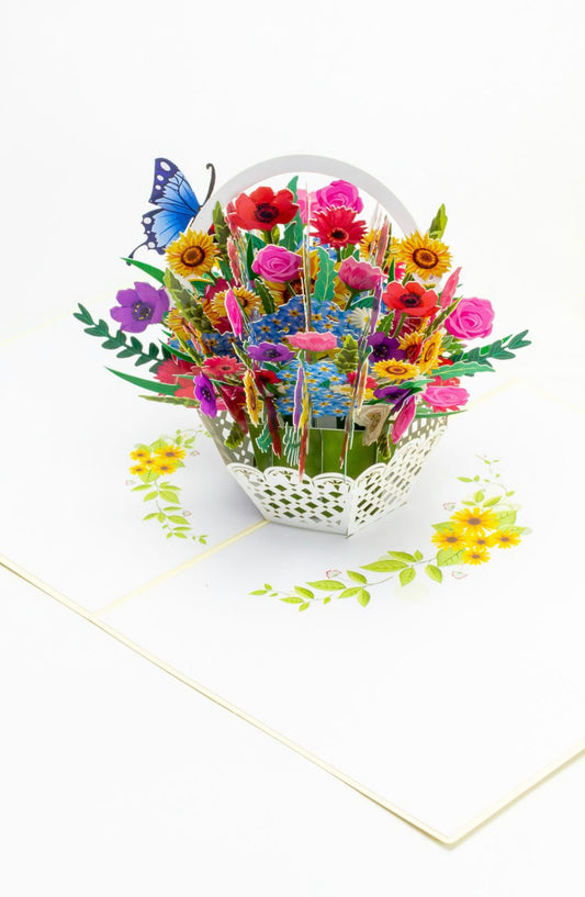 Beautiful Summer Flower Basket