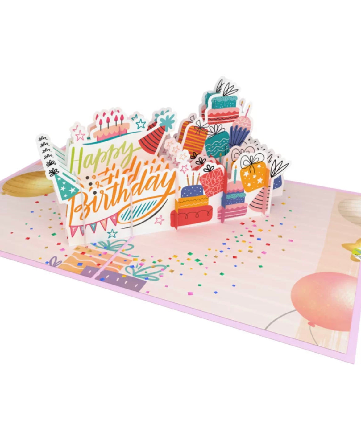 3D Happy Birthday Card 2