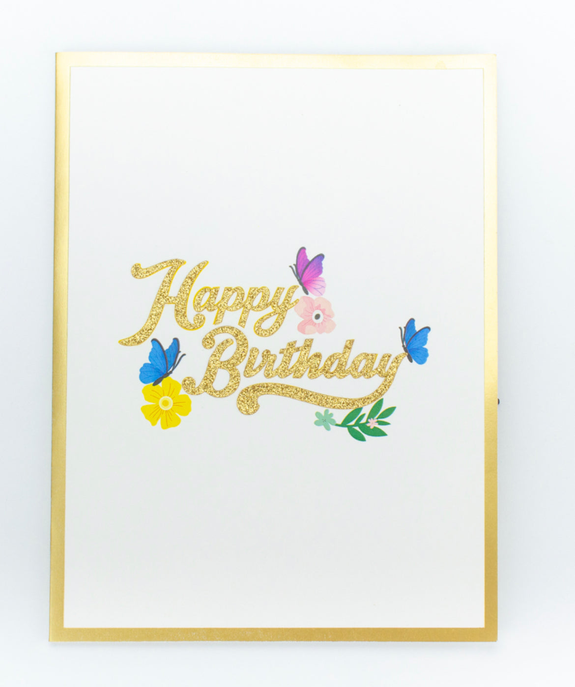 Beautiful Floral Happy Birthday Card