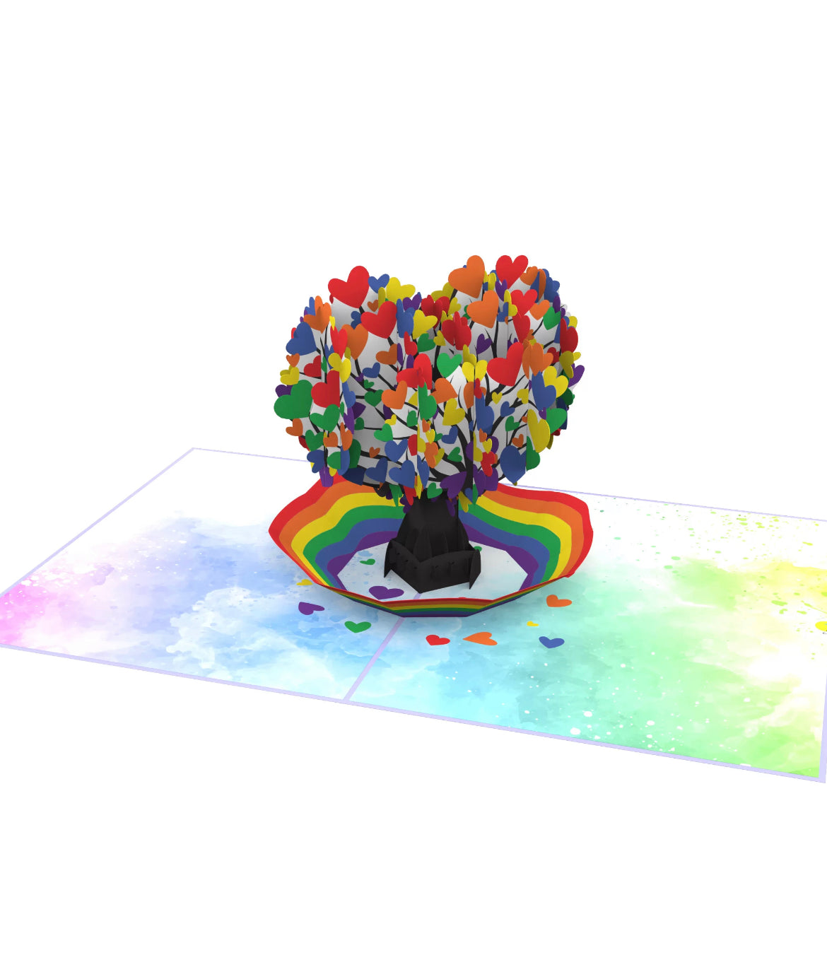 Rainbow Heart Tree